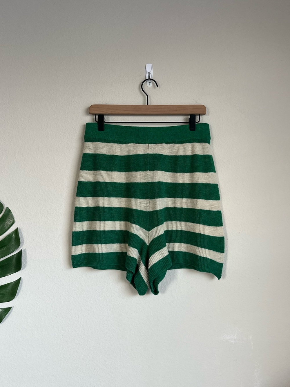 Free People Beach Striped Knit Shorts